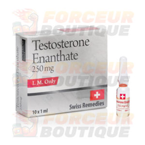 Testostérone Enanthate Swiss Remedies (250 mg/ml - 1 ampoule)