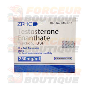 Testostérone Enanthate ZPHC (250 mg/ml - 1 ampoule)